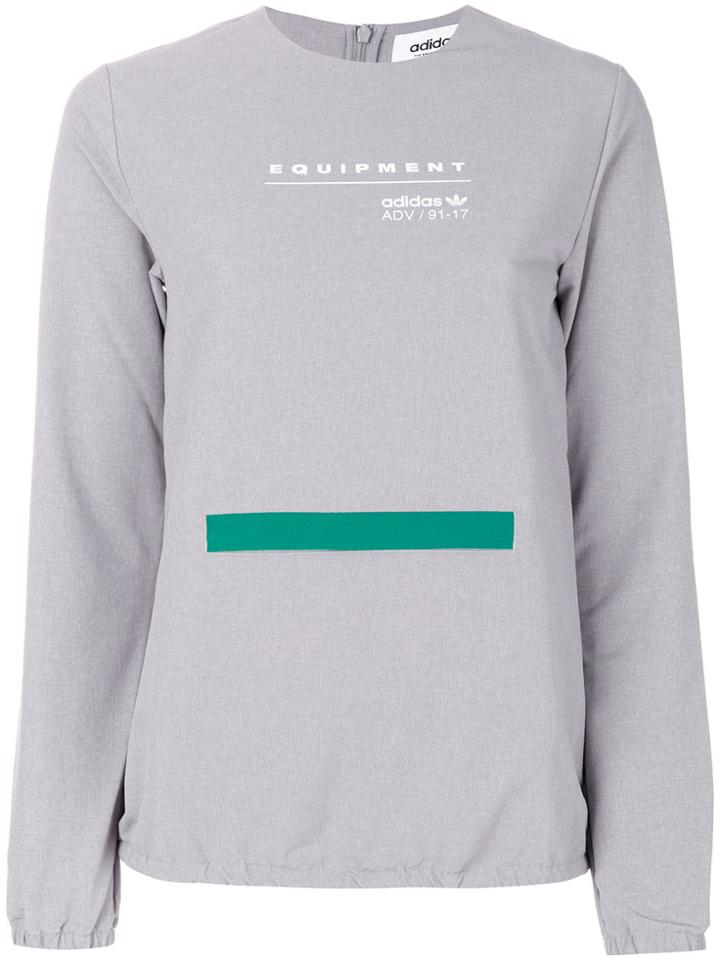 Adidas Eqt Pullover Sweatshirt - Grey