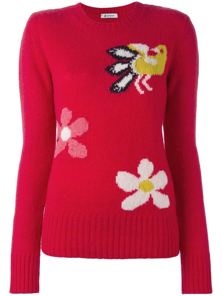 Dondup 'glendale' Jumper, Women's, Size: Small, Red, Wool
