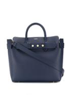 Burberry Small Triple Stud Belt Tote - Blue