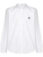 Kenzo Logo Patch Shirt - White