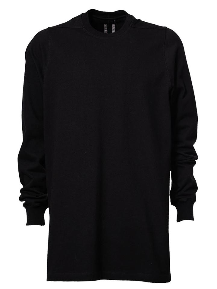 Rick Owens Oversized Sweatshirt, Men's, Size: Xs, Black, Cotton