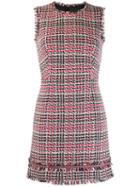Paule Ka Sleeveless Tweed Dress - Blue