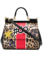 Dolce & Gabbana Printed Medium Sicily Handbag - Multicolour