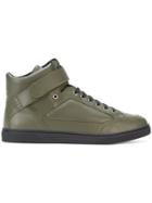 Saint Laurent Max Scratch Mid-top Sneakers - Green