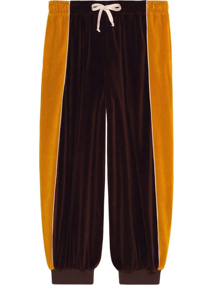 Gucci Chenille Harem Style Pant - Brown