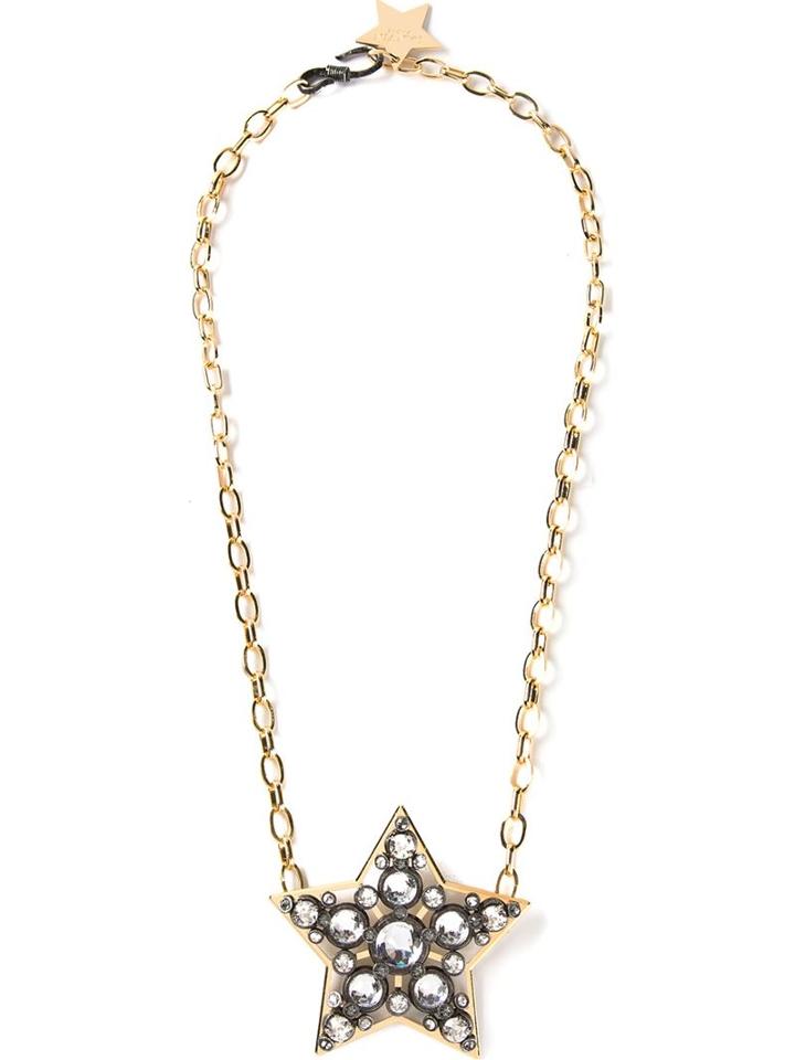 Lanvin 'altair' Necklace, Women's, Metallic