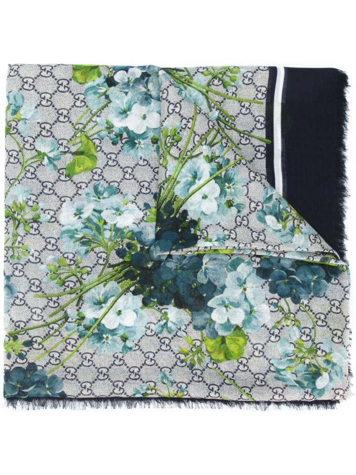 Gucci 'gg Blooms' Scarf, Women's, Modal/silk
