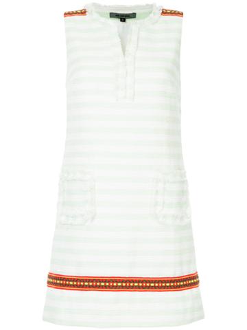 Han Ahn Soon Striped Shift Dress - White