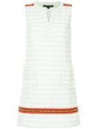 Han Ahn Soon Striped Shift Dress - White