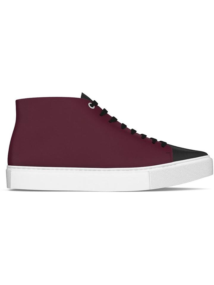 Myswear Carnaby Hi-top Sneakers, Women's, Size: 36, Red, Nappa Leather/rubber