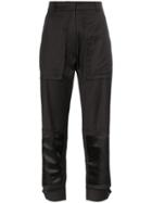 Delada Cut-away Cuff Trousers - Black