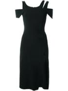 Christopher Kane Asymmetric Cut-out Dress, Women's, Size: 6, Black, Spandex/elastane/acetate/viscose/silk