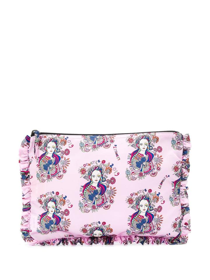 La Doublej Demeter Hand Pochette Clutch Bag - Pink