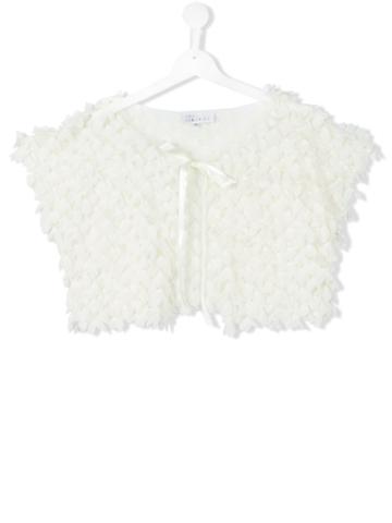 Señorita Lemoniez - Opis Bolero Cropped Jacket - Kids - Polyester - 16 Yrs, White