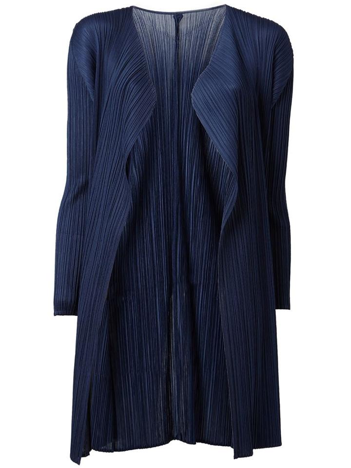 Issey Miyake Pleated Draped Cardigan