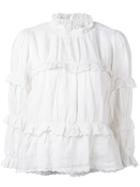 Isabel Marant Étoile Daniela Blouse, Women's, Size: 40, White, Linen/flax/polyester