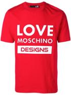 Love Moschino Logo T-shirt - Red