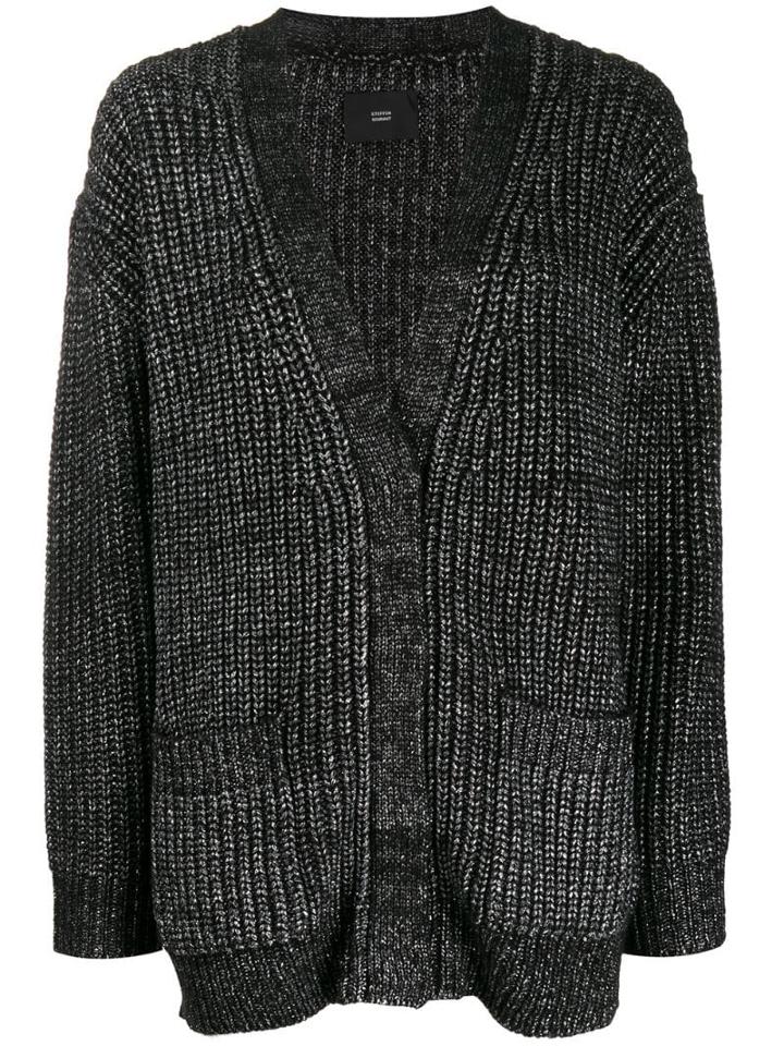 Steffen Schraut Chunky Knit Cardigan - Black