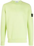 Stone Island Classic Logo Sweater - Green