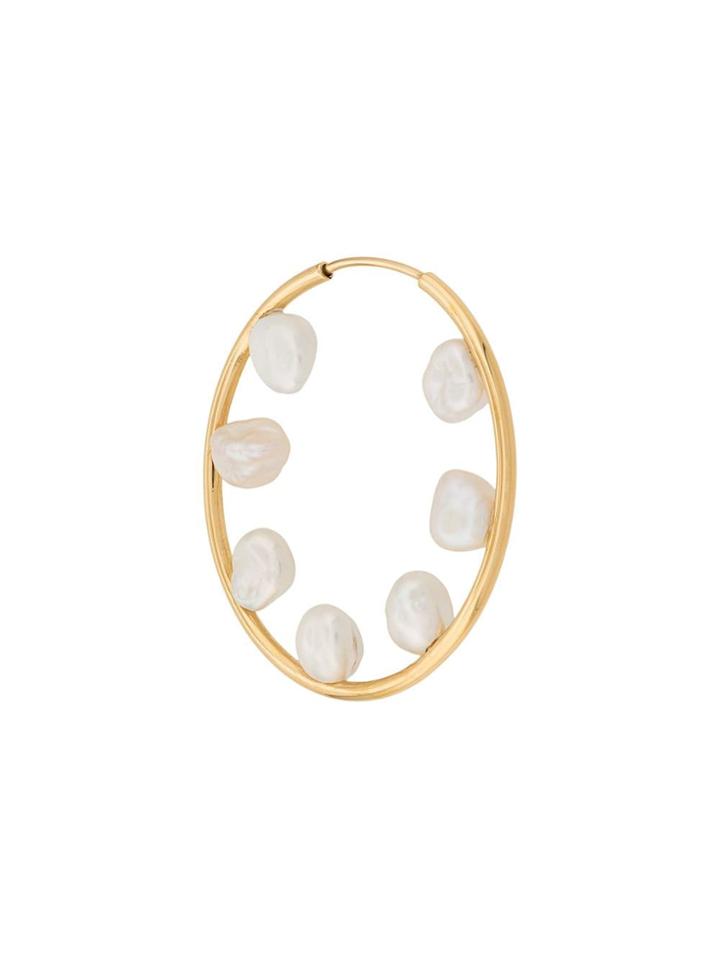 Maria Black Baroque Hoop 35 Earring - Gold
