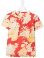 Bonpoint Teen Floral Print T-shirt - Orange