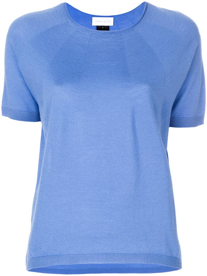 Christian Wijnants Kachina Knitted Top - Blue
