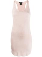 Avant Toi Mid-length Vest Top - Pink