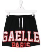Gaelle Paris Kids Teen Logo Skirt - Black