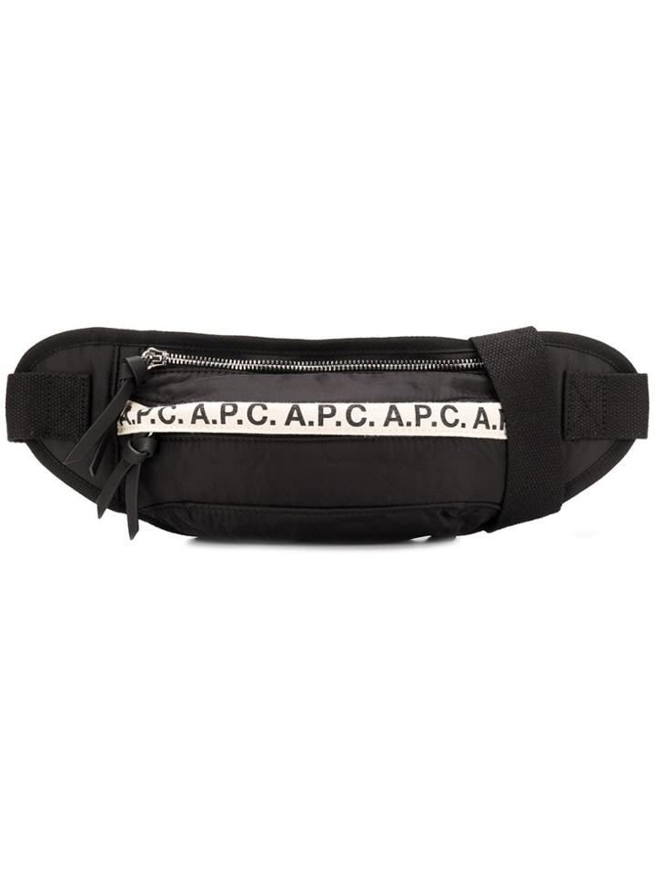 A.p.c. Logo Belt Bag - Black
