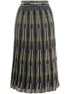 M Missoni Intarsia Knit Skirt - Grey