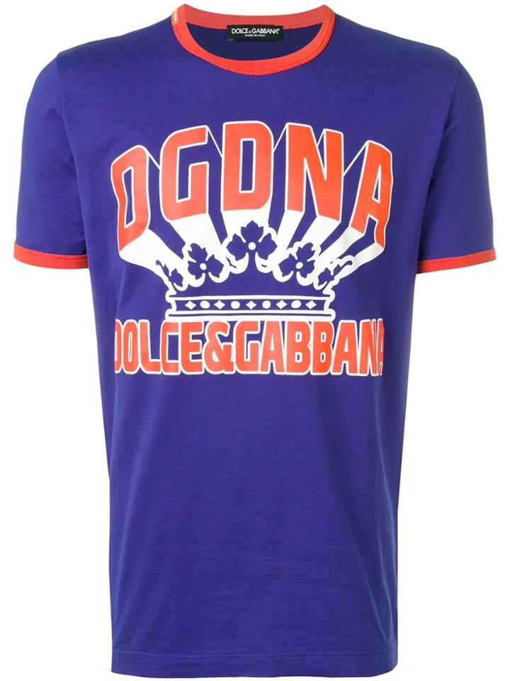 Dolce & Gabbana Printed T-shirt - Purple
