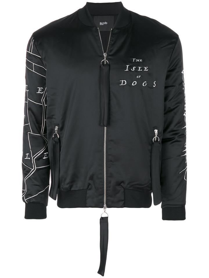 Blood Brother Poplar Bomber Jacket - Black