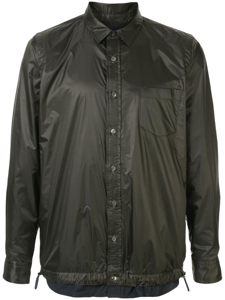 Sacai Drawstring Buttoned Shirt - Black