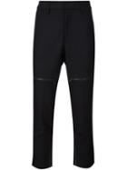 Y-3 Zip Detail Trousers, Men's, Size: Large, Black, Polyamide/wool