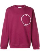 Corelate Logo Print Sweatshirt - Pink & Purple