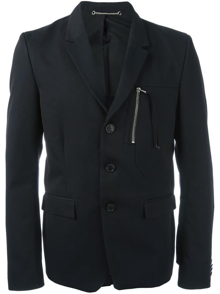 Diesel Black Gold 'jitiry' Blazer, Men's, Size: 48, Blue, Cotton/polyester/wool