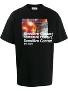Palm Angels 'sensitive Content' T-shirt - Black