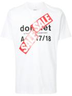 Doublet Sale Print T-shirt - White