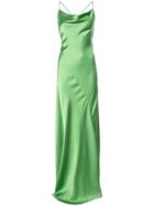 Diane Von Furstenberg Cowl Neck Maxi Dress - Green