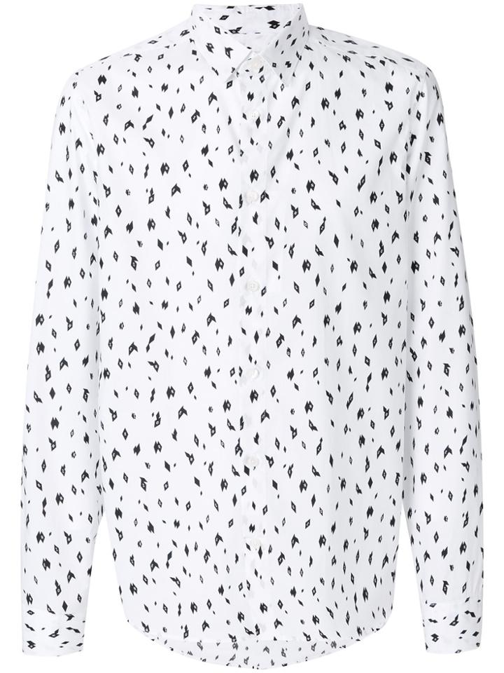 Kenzo Diamond Print Shirt - White