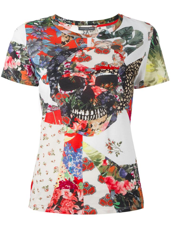 Alexander Mcqueen Patchwork Skull T-shirt - Multicolour