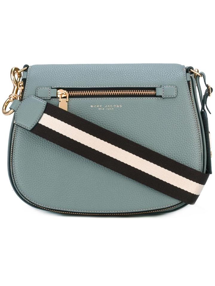 Marc Jacobs Small Gotham Nomad Satchel Bag, Blue, Leather