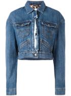 Denim Jacket - Women - Silk/cotton - 34, Blue, Silk/cotton, Magda Butrym