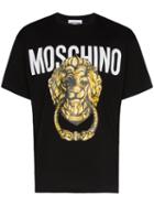 Moschino Lion Logo-print T-shirt - Black
