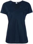 Aspesi - V-neck Blouse - Women - Silk - 42, Blue, Silk