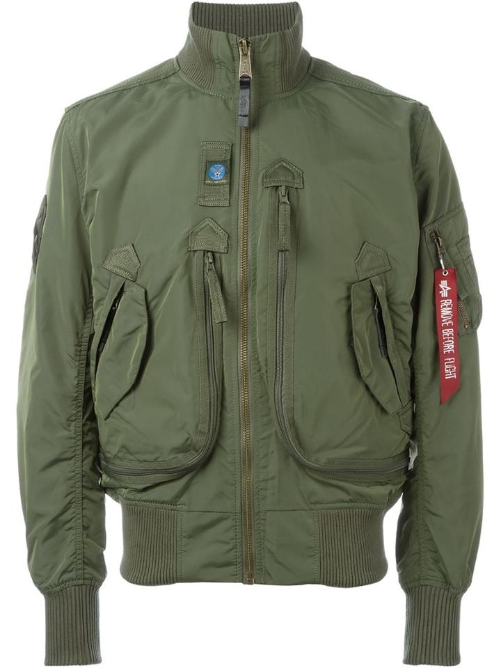 Alpha Industries Multi-pocket Bomber Jacket