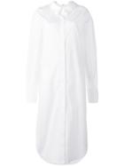 Balossa White Shirt - Long Tie-back Shirt - Women - Cotton - 40, Cotton
