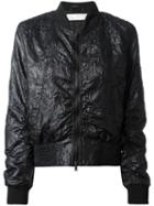 Victoria Victoria Beckham Ruffle Trim Jacket, Women's, Size: 10, Black, Cotton/polyester/spandex/elastane