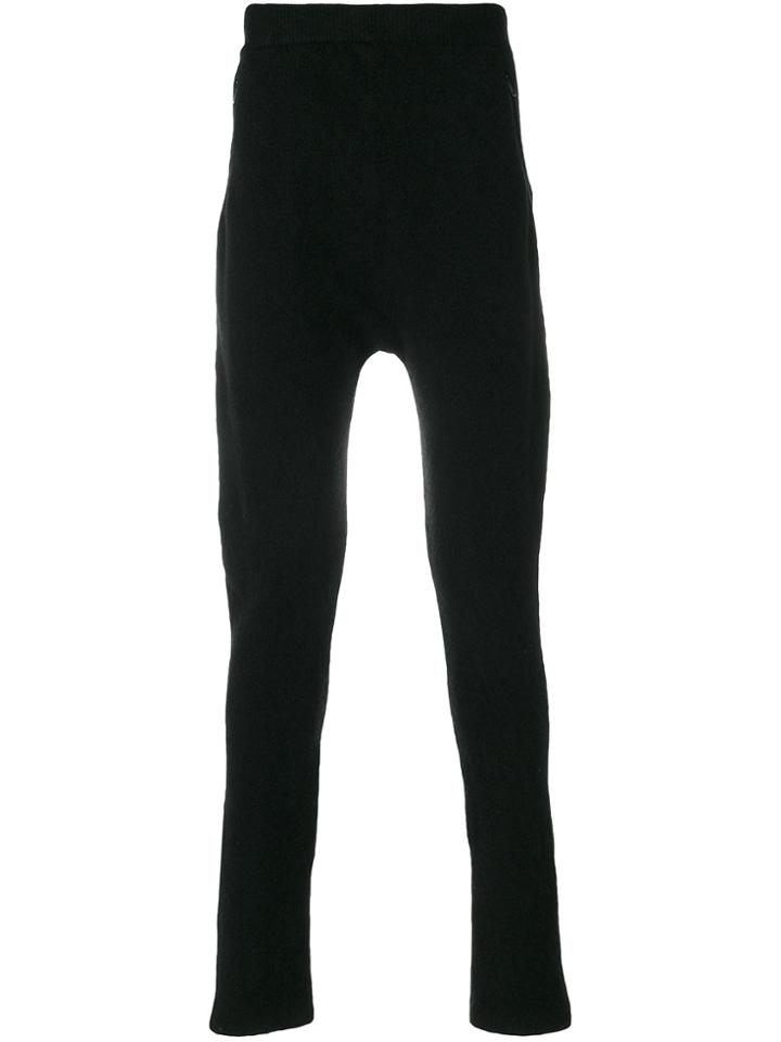 Isabel Benenato Straight Trousers - Black