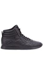 Fendi Embossed Ff Pattern Sneakers - Black